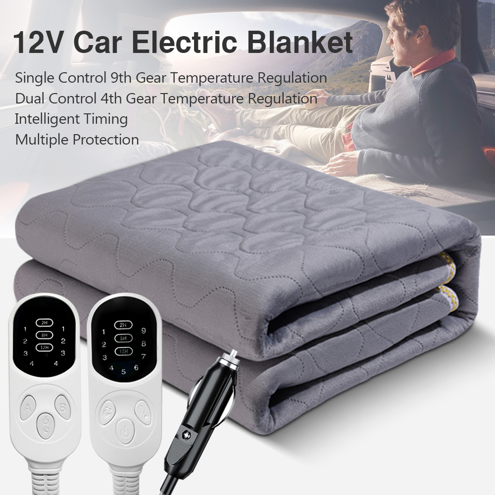 12V Cars Electric Blanket Heat - Outdoor Camping Heated Blanket recension och pris
