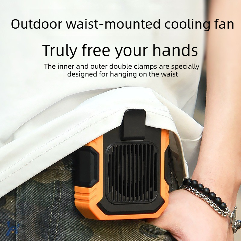 Waist Mount Clip on Fan USB Re - Outdoor Camping Misting Fan recension och pris