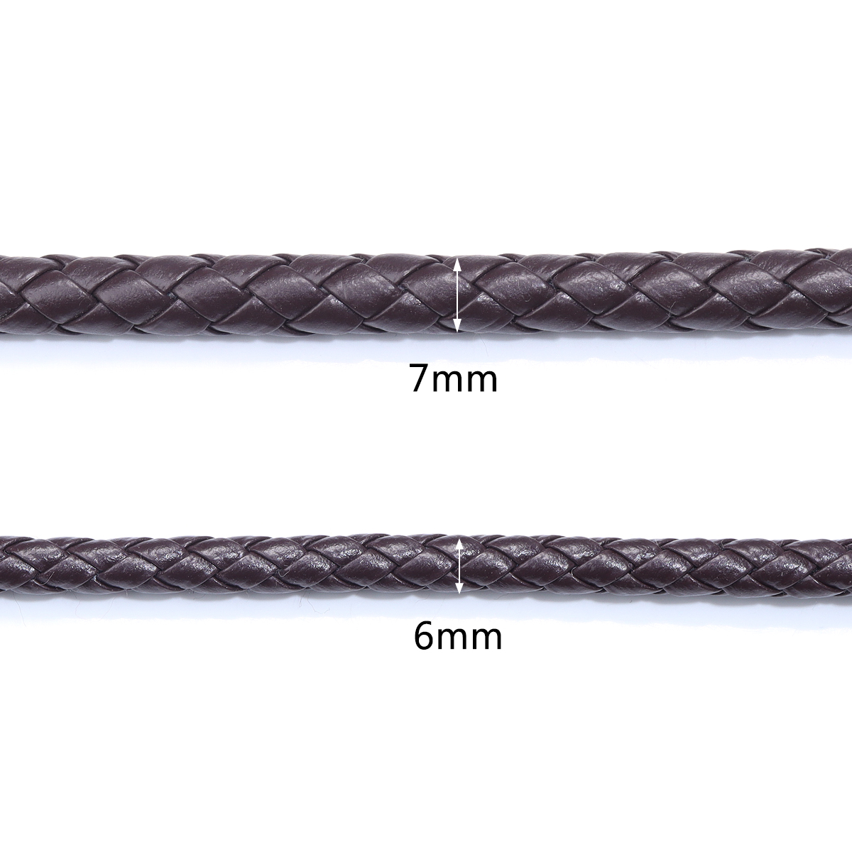 5 Yards/lot 6/7mm Braided Leat - Paracord Bracelet recension och pris