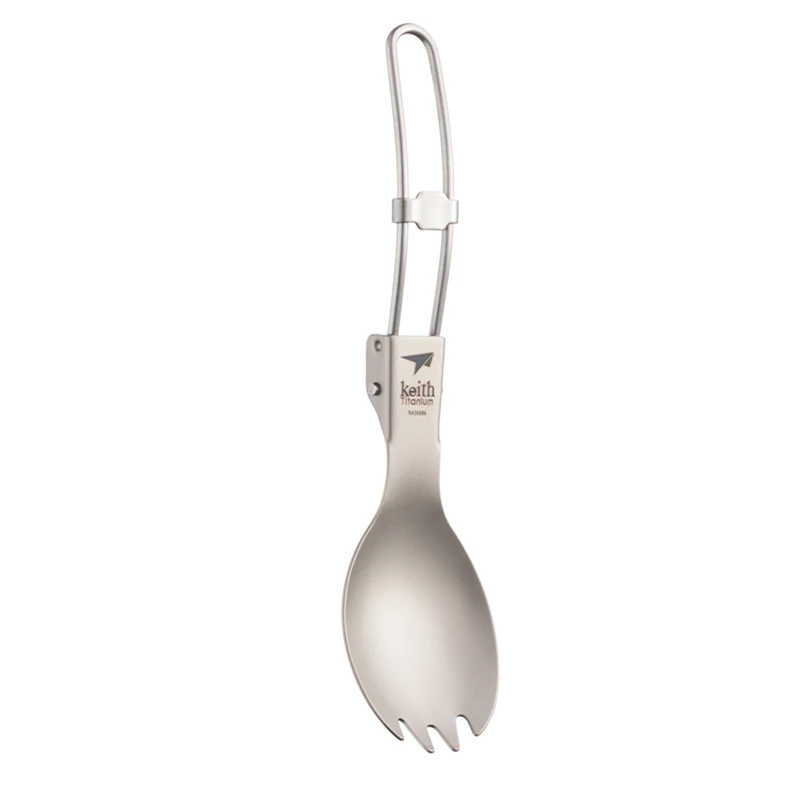 Keith Titanium Spork Foldable  - Outdoor Camping Dining Set recension och pris