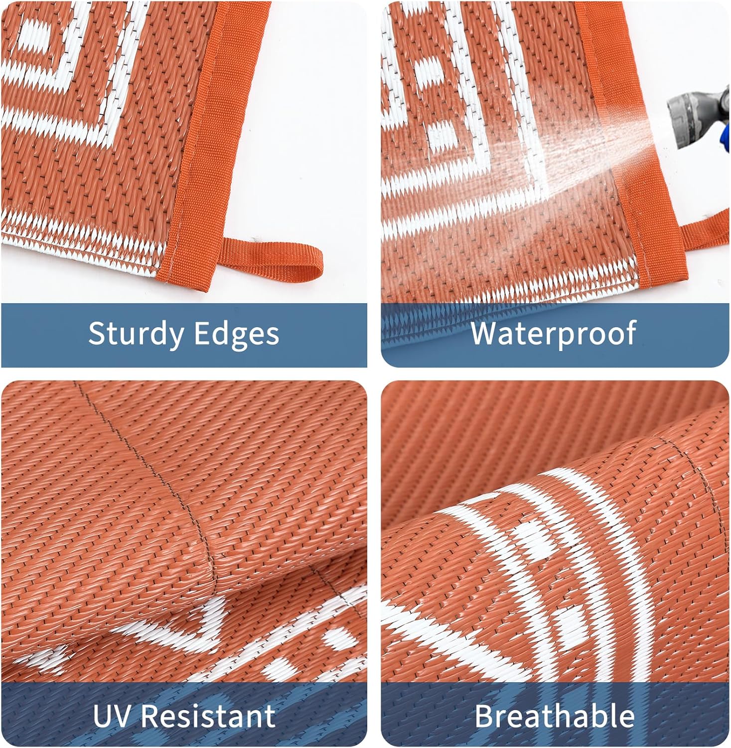 8x10 Waterproof Reversible Pla - Outdoor Camping Rugs 8X10 recension och pris