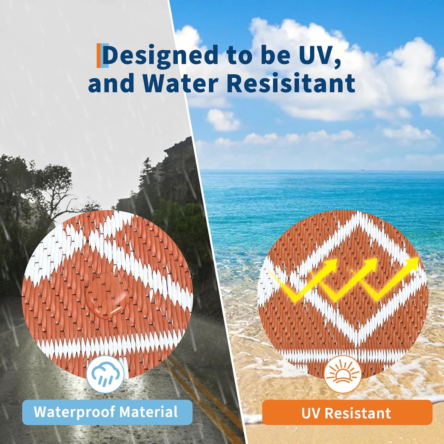 8x10 Waterproof Reversible Pla - Outdoor Camping Rugs 8X10 recension och pris
