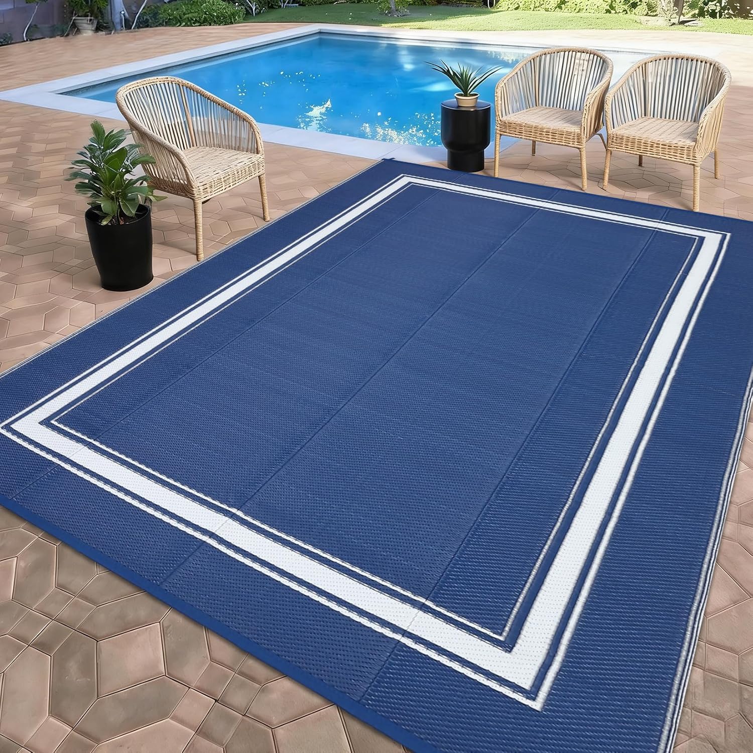 8x10/9X12FT Outdoor Rug Carpet - Outdoor Camping Rugs 8X10 recension och pris