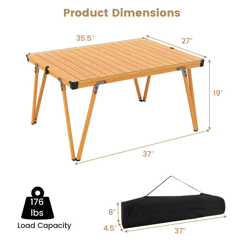 Single Folding Picnic Table 93 - Outdoor Camping Folding Table recension och pris