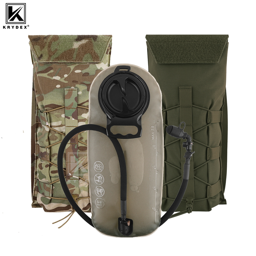 KRYDEX Tactical 3L Hydration M - Outdoor Camping Vest recension och pris