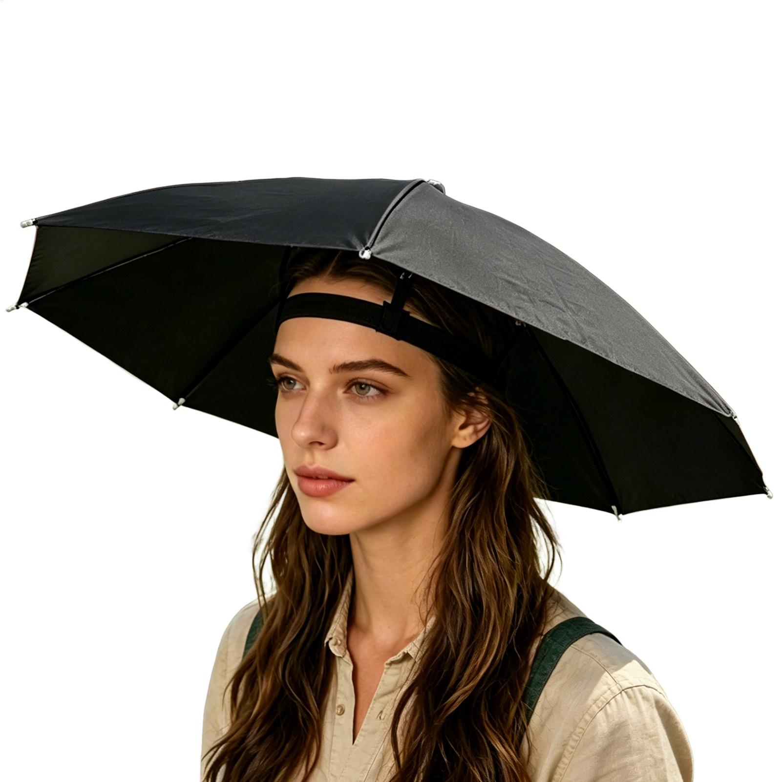 Folding Umbrella Hat Waterproo - Outdoor Camping Umbrella recension och pris