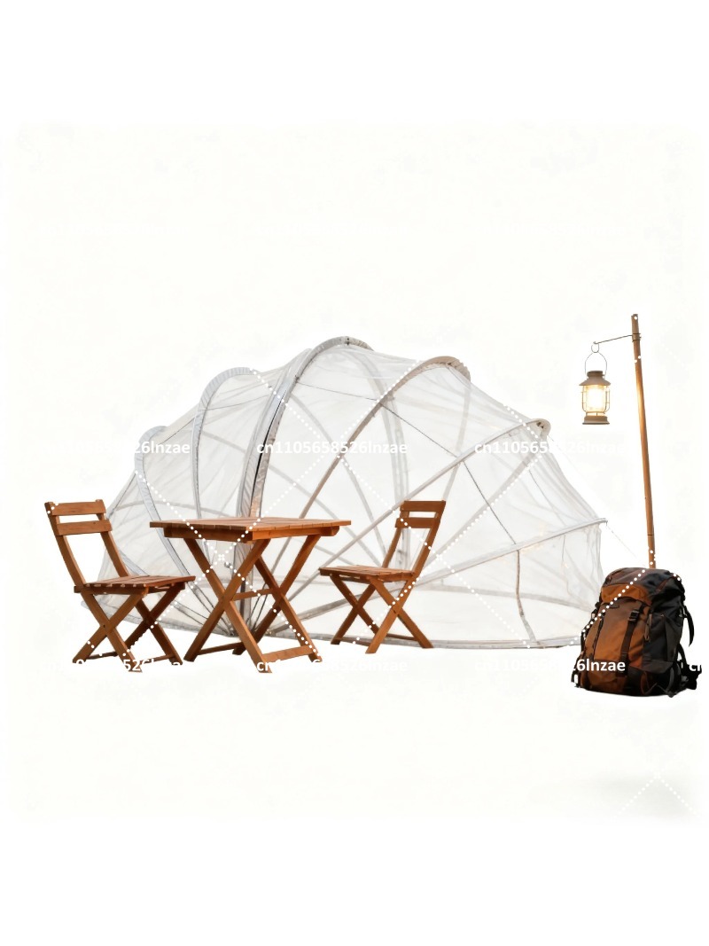 Durable 8-Person Transparent D - Outdoor Camping Dome recension och pris