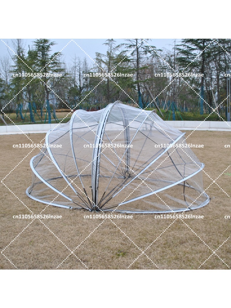 Durable 8-Person Transparent D - Outdoor Camping Dome recension och pris